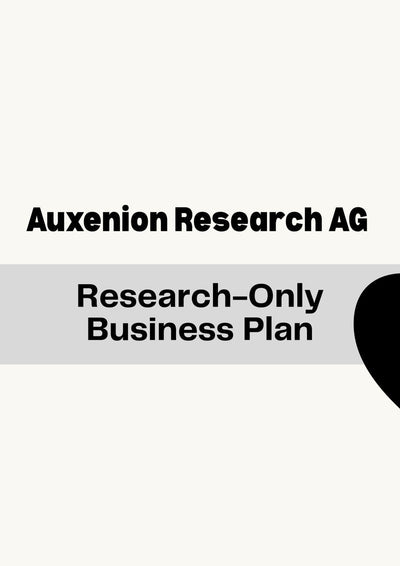 Auxenion Research AG Business Plan - Case Study