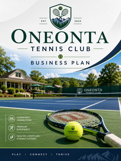 Oneonta Tennis Club Business Plan - Case Study