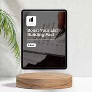 Boost your List Building for Startups and Small Businesses - E-book