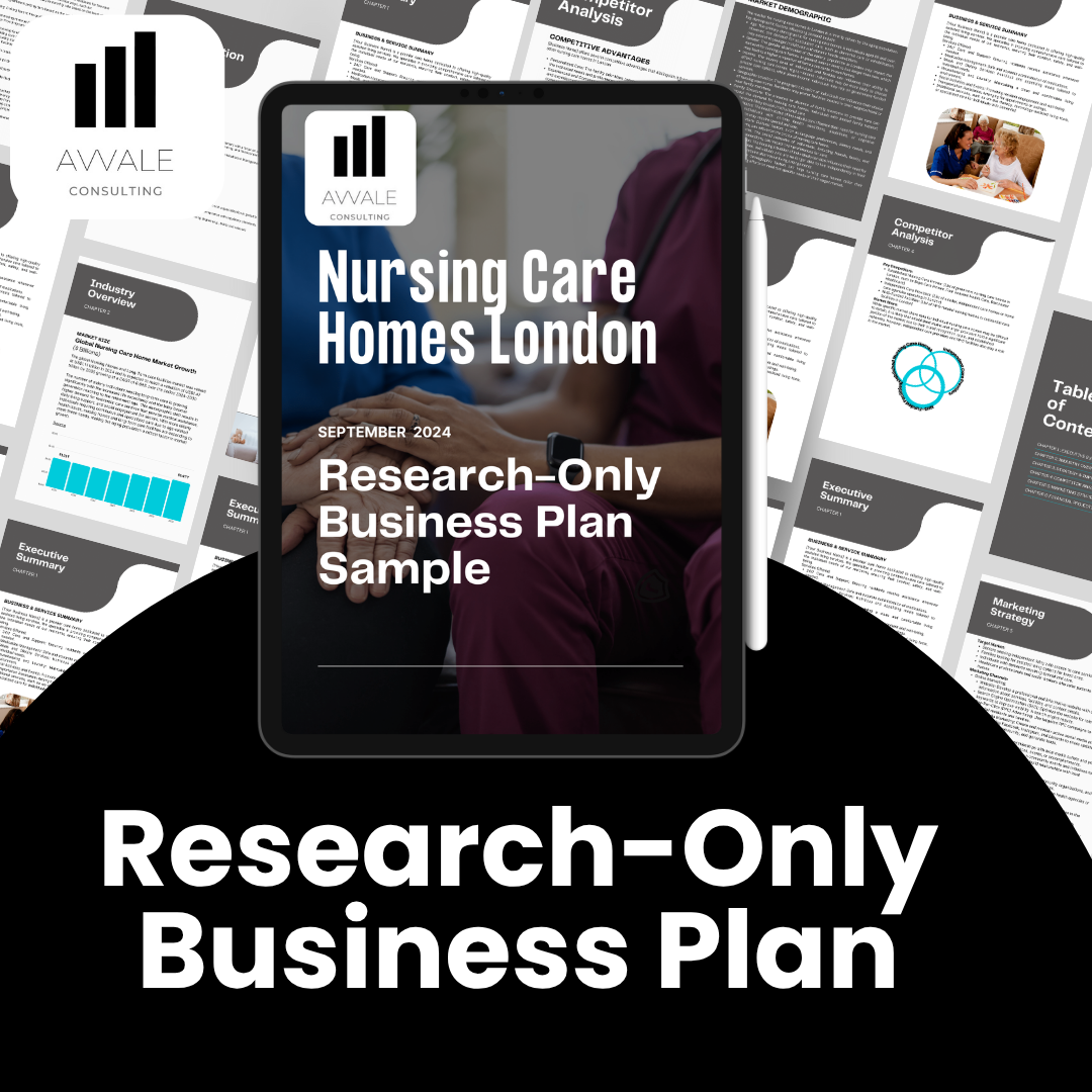 Market research and content for business plan