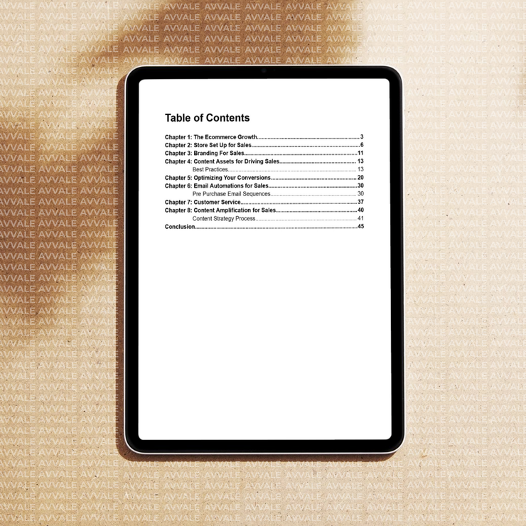 Mastery of Ecommerce Ebook | Avvale