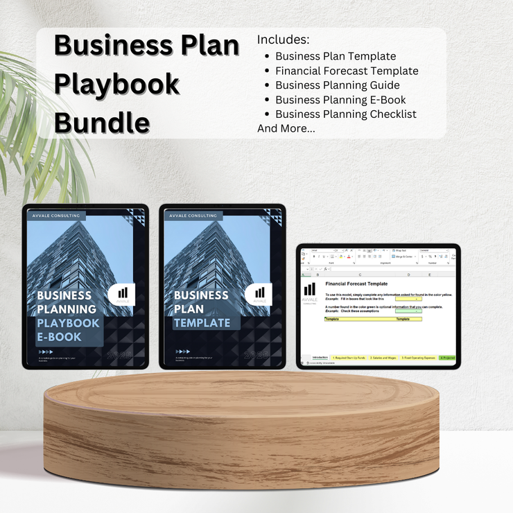 Business Plan Playbook for Startups, Entreprenuers and Small Businesses